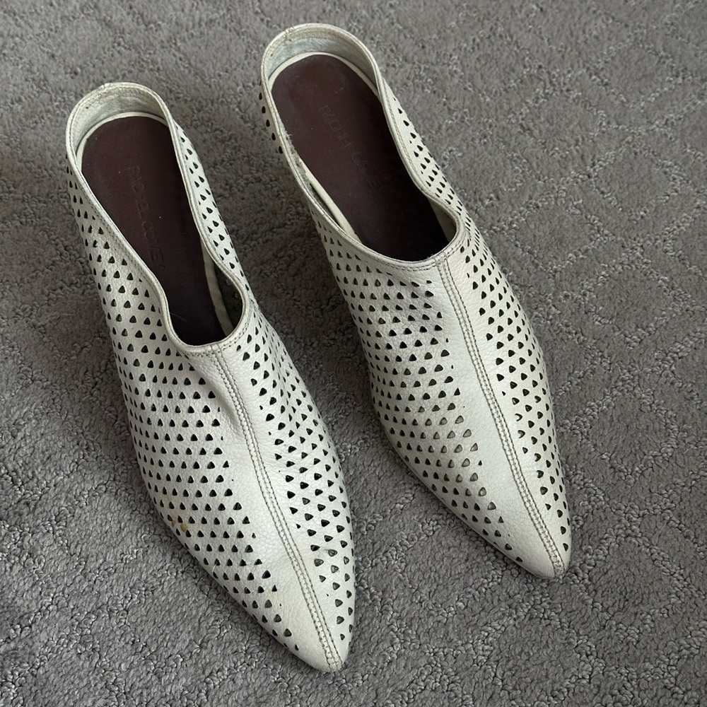 Rachel Comey Alder Mules in Ivory